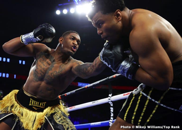 Image: Boxing Results: Heavyweight Contender Jared Anderson Stops George Arias