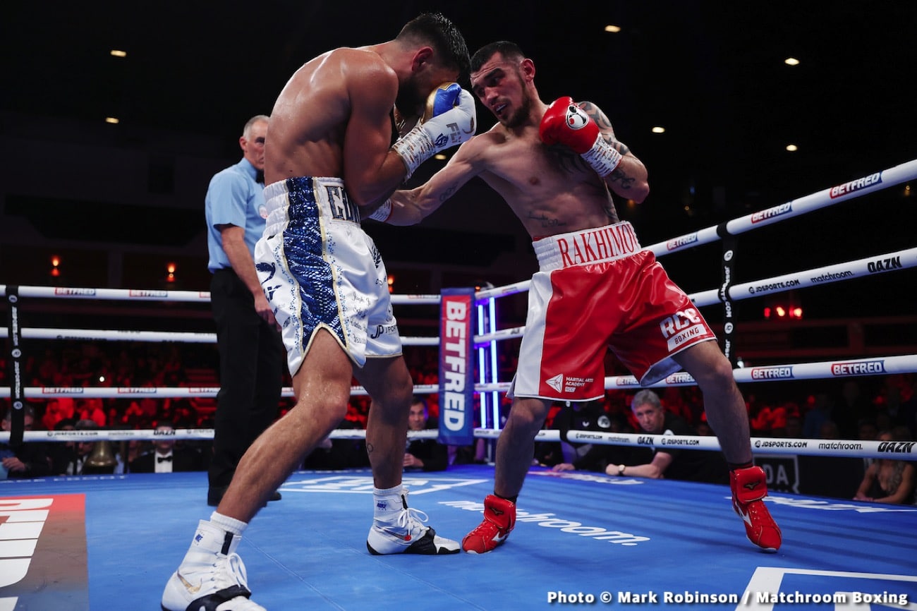 Image: Boxing results: Rakhimov loses to Joe Cordina in Wales!
