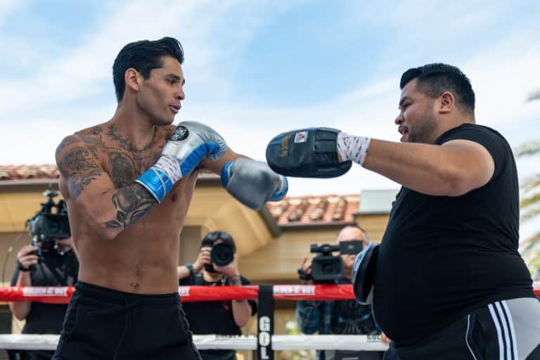 Image: Davis vs. Garcia: Ryan hitting harder for Tank fight says trainer Goosen