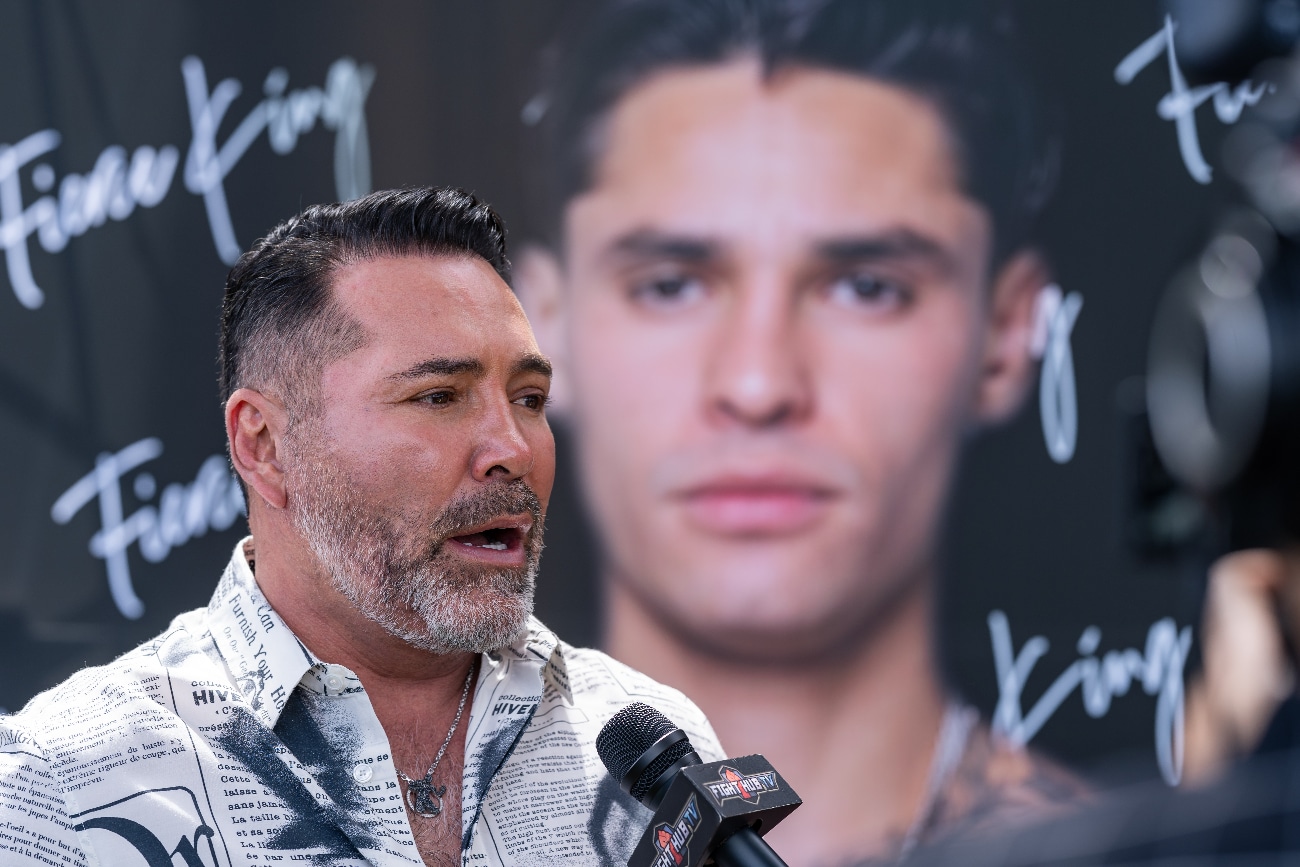 Image: Oscar De La Hoya: "Gervonta's team is not confident" for Ryan Garcia fight