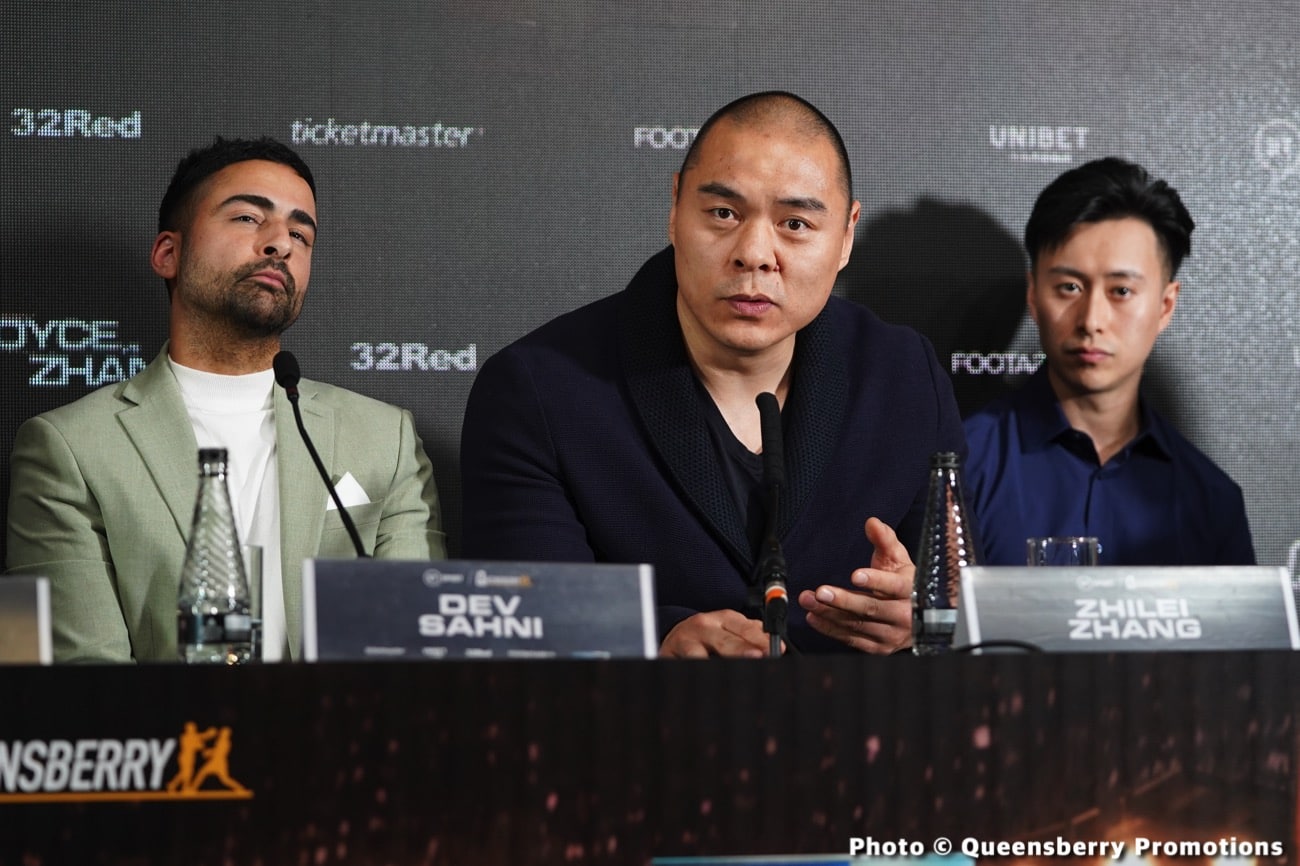 Image: Zhang planning to KO Joyce, doesn't want judges to decide outcome tonight