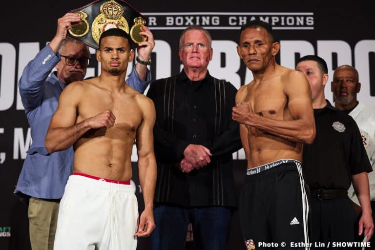 Image: Rolly Romero 139.4 vs. Ismael Barroso 139.4 - Official Showtime Weigh In Results