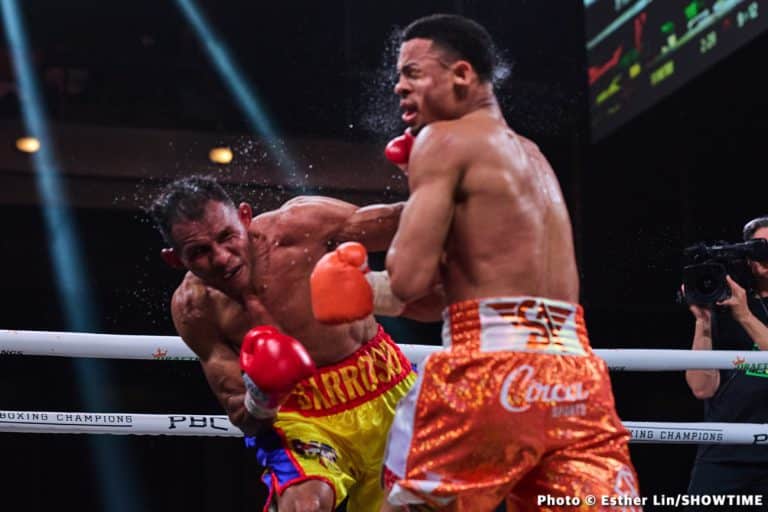 Image: Barroso says stoppage "wasn't fair," wants rematch with Rolly