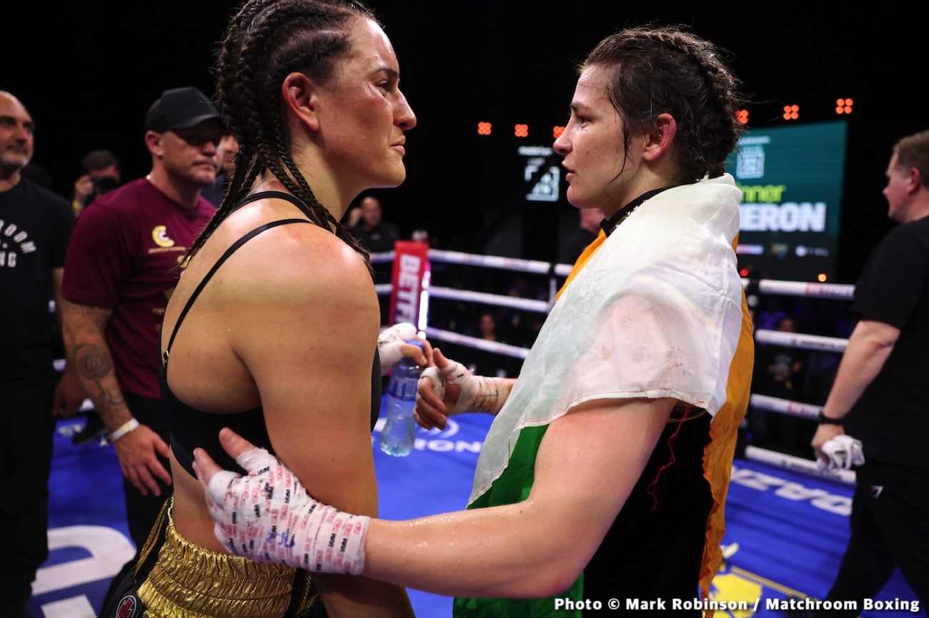 Image: Chantelle Cameron will go down to lightweight for rematch with Katie Taylor