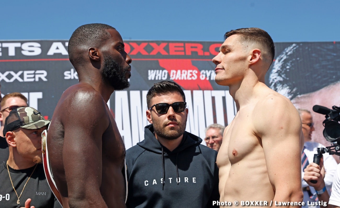 Image: Lawrence Okolie 199 vs. Chris Billiam-Smith 199 - weigh-in results for Saturday