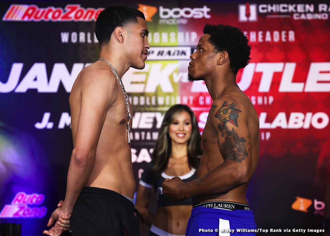 Image: Janibek Alimkhanuly 159.2 vs. Steven Butler 159.6 - Official ESPN Weigh In Results