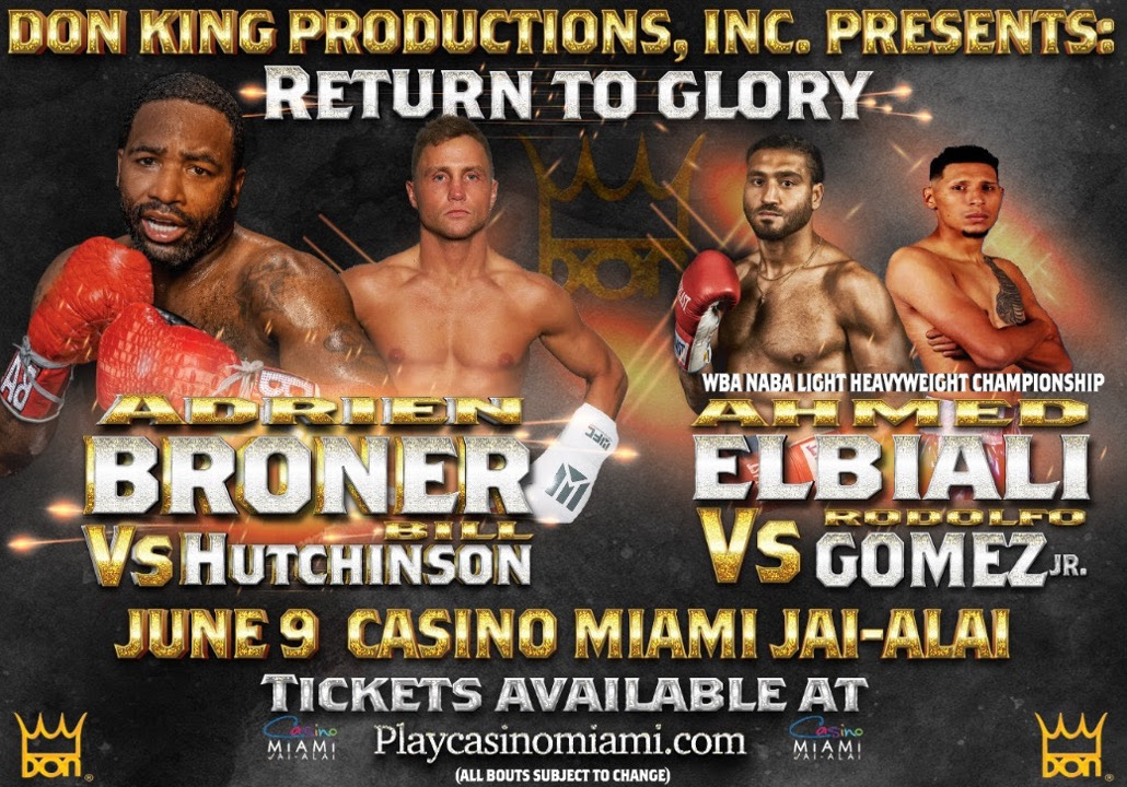 Image: Adrien Broner wants to fight for 140-lb title after Bill Hutchinson fight on June 9
