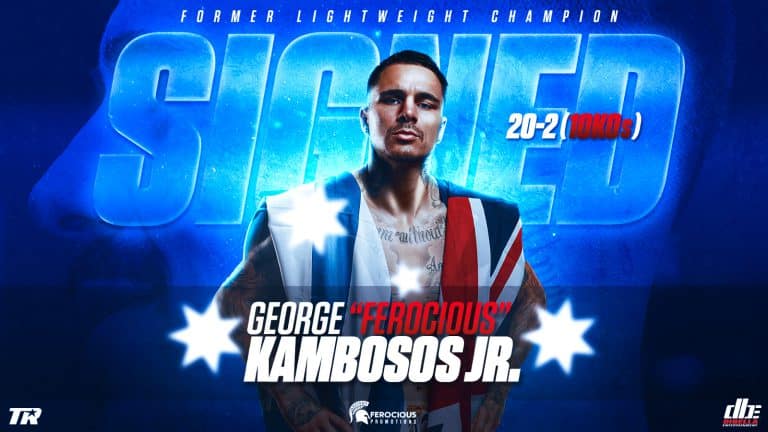 Image: Top Rank signs George Kambosos Jr to multi-fight co-promotional deal