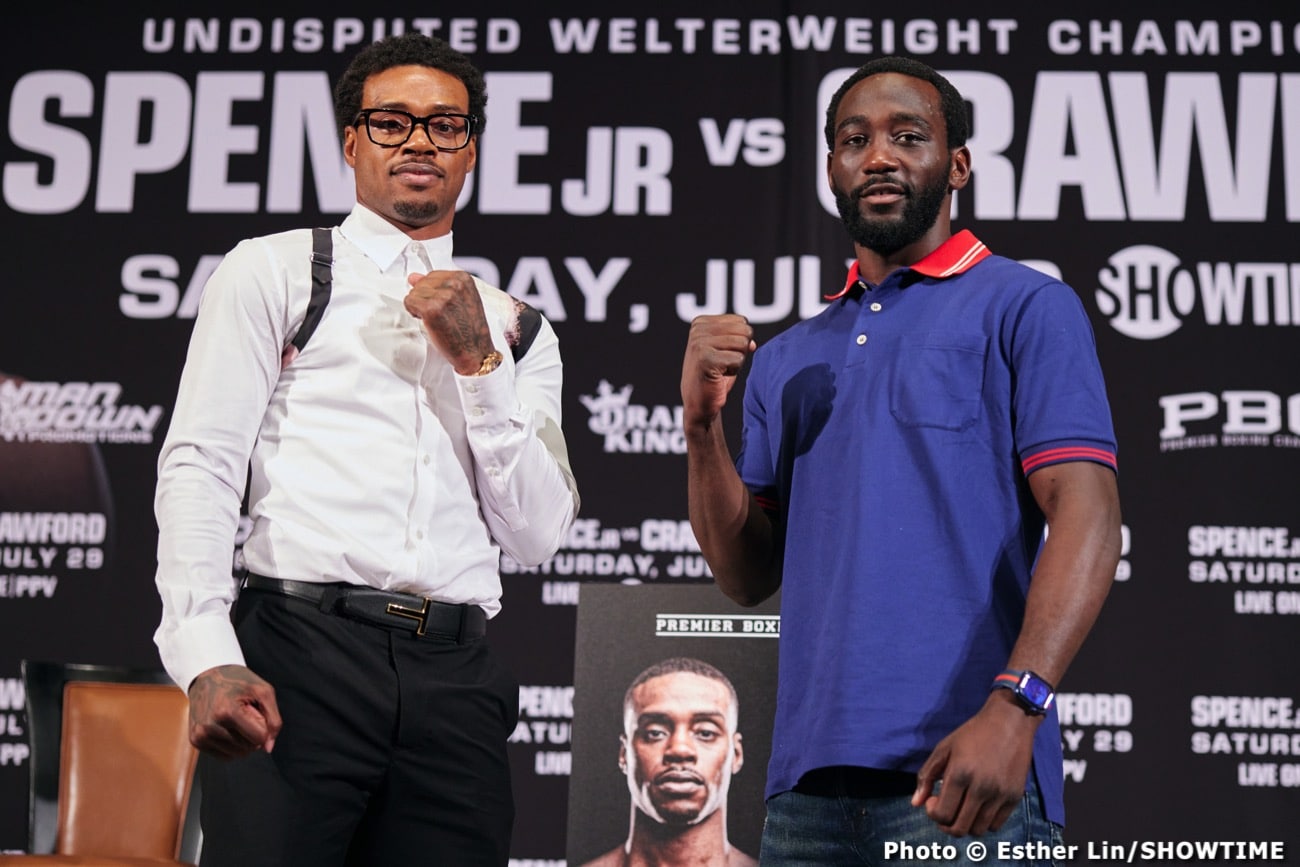 Image: Spence says he's going to "break" Crawford "physically & mentally"