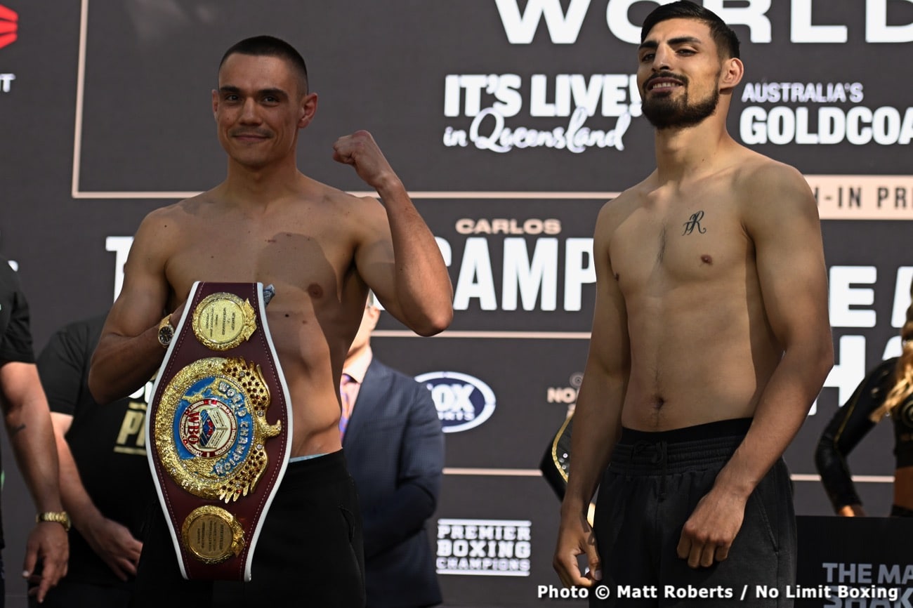 Image: Boxing Tonight: Tszyu vs Ocampo Start Time & Undercard Info