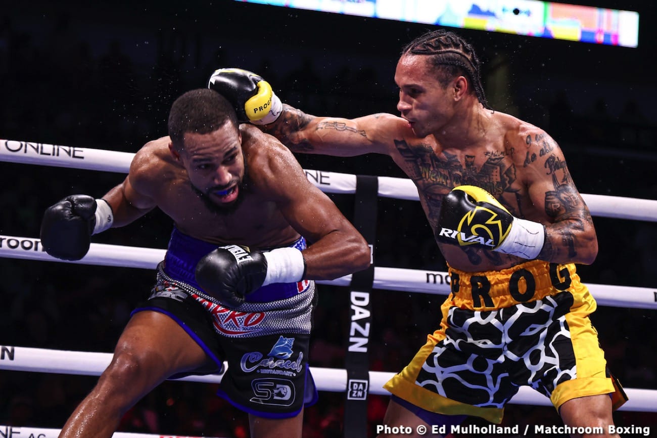 Image: Regis Prograis & Devin Haney trash talk after Regis' win over Zorrilla