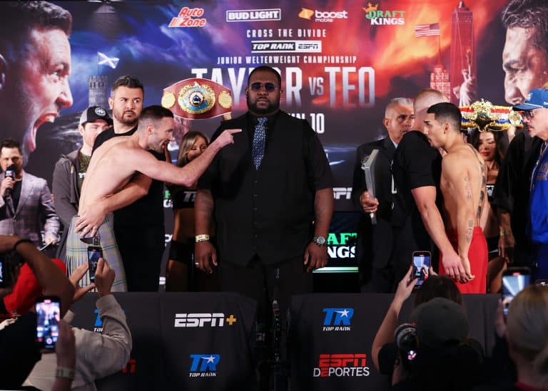 Image: Live On ESPN: Josh Taylor vs Teofimo Lopez - World Title And Redemption On The Line Tonight