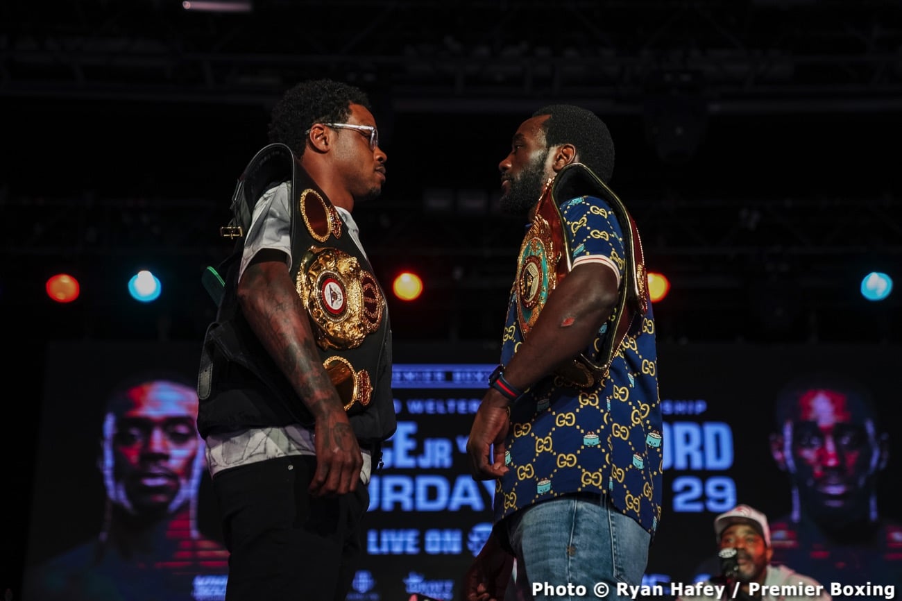 Image: Errol Spence Jr on Terence Crawford, "He's going to wilt"