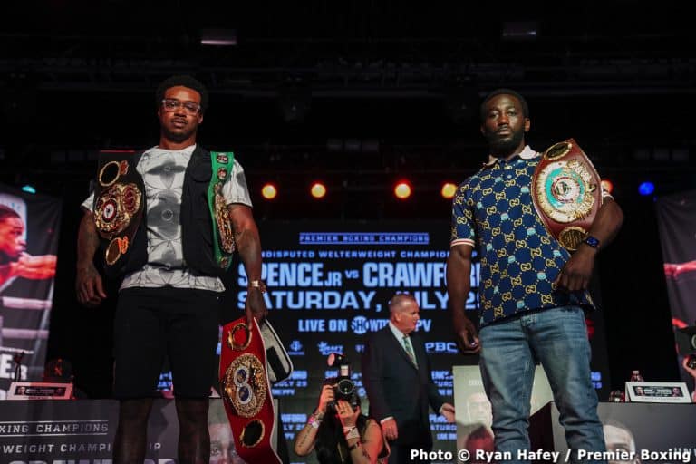 Image: Errol Spence discusses being underdog against Terence Crawford