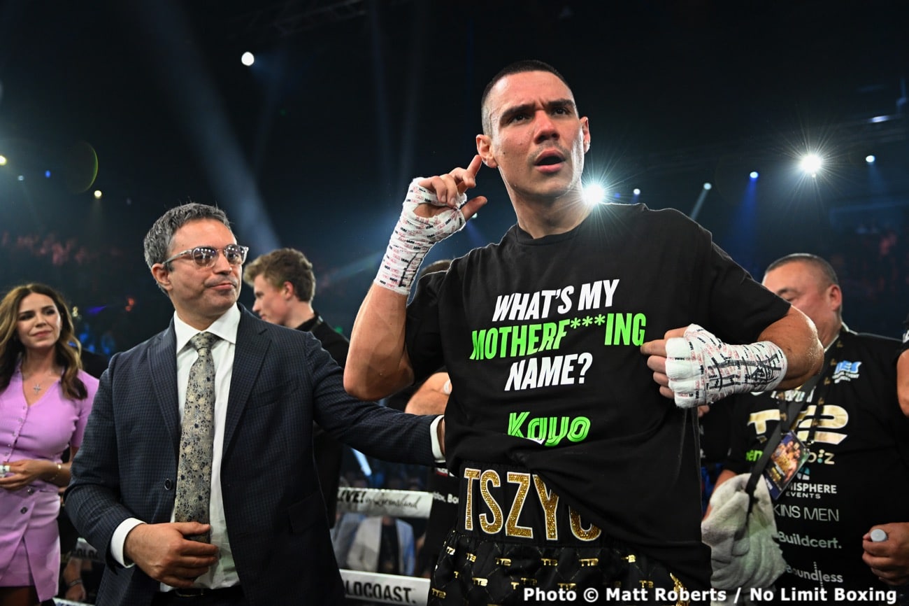 Image: Tim Tszyu wants Jermell Charlo stripped of WBO 154-lb title