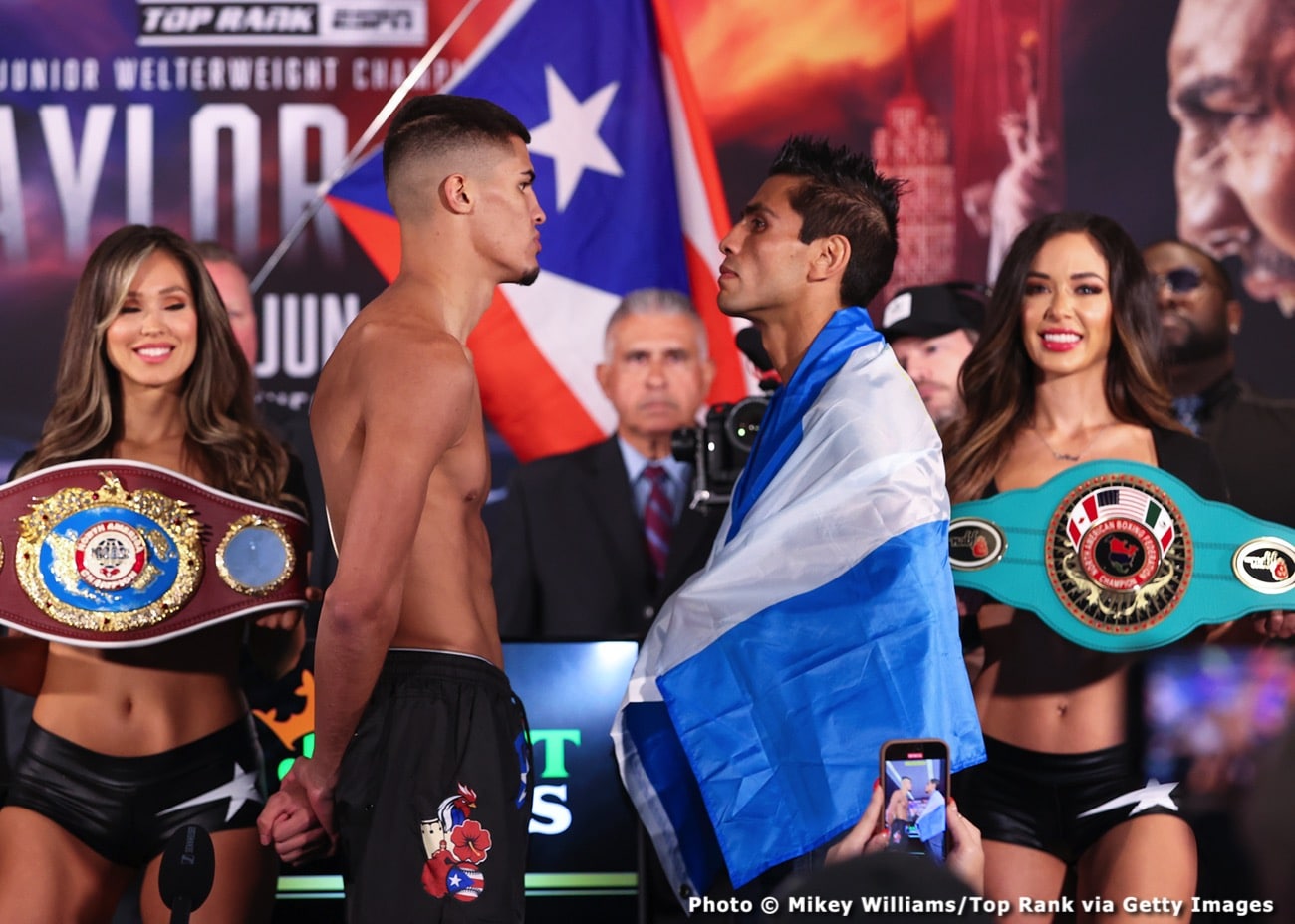 Image: Josh Taylor 139.8 vs. Teofimo Lopez 140 -Official ESPN Weigh In Results