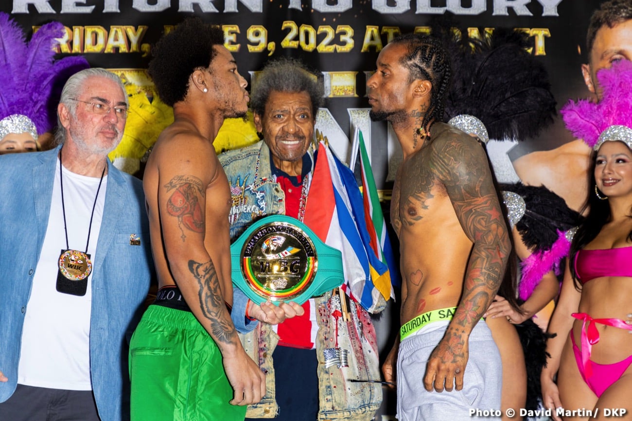 Image: Adrien Broner 147 vs. Bill Hutchinson 145.5 - weigh-in results for Friday