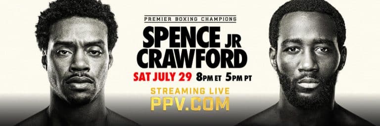 Image: Spence - Crawford PPV price = $84.99 for July 29th on Showtime