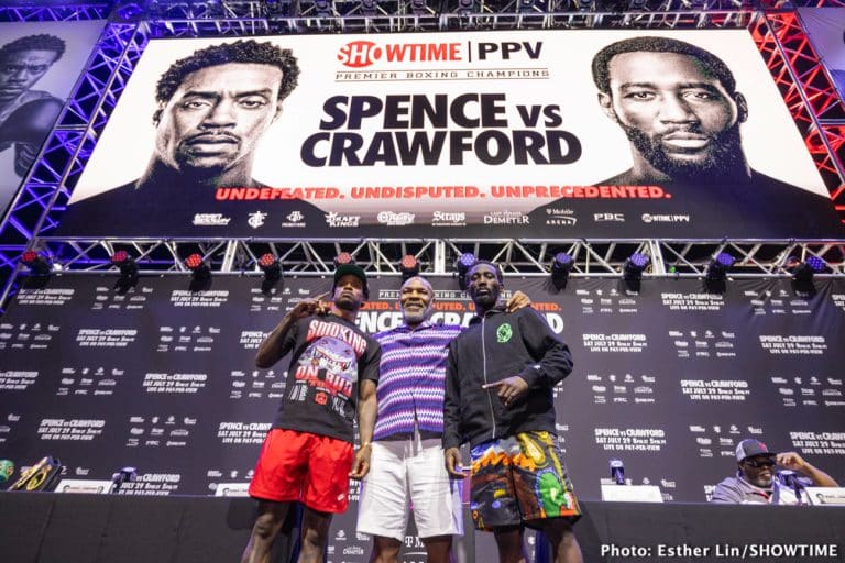 Image: Errol Spence on Crawford: "He's never fought anyone at my level"