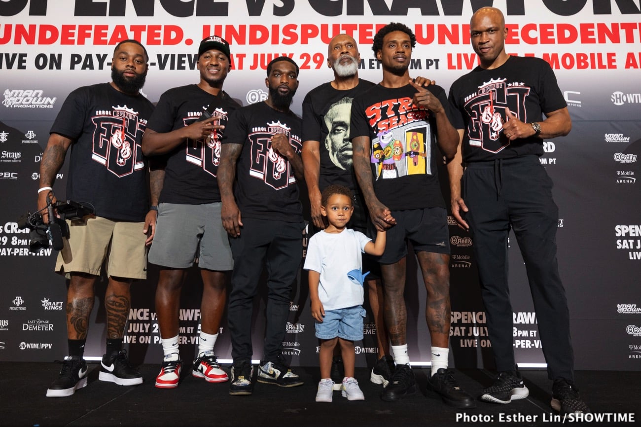 Image: Shawn Porter advises Crawford not to allow Spence any success