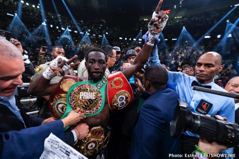 Image: Terence Crawford = #1 P4P king with Ring Magazine