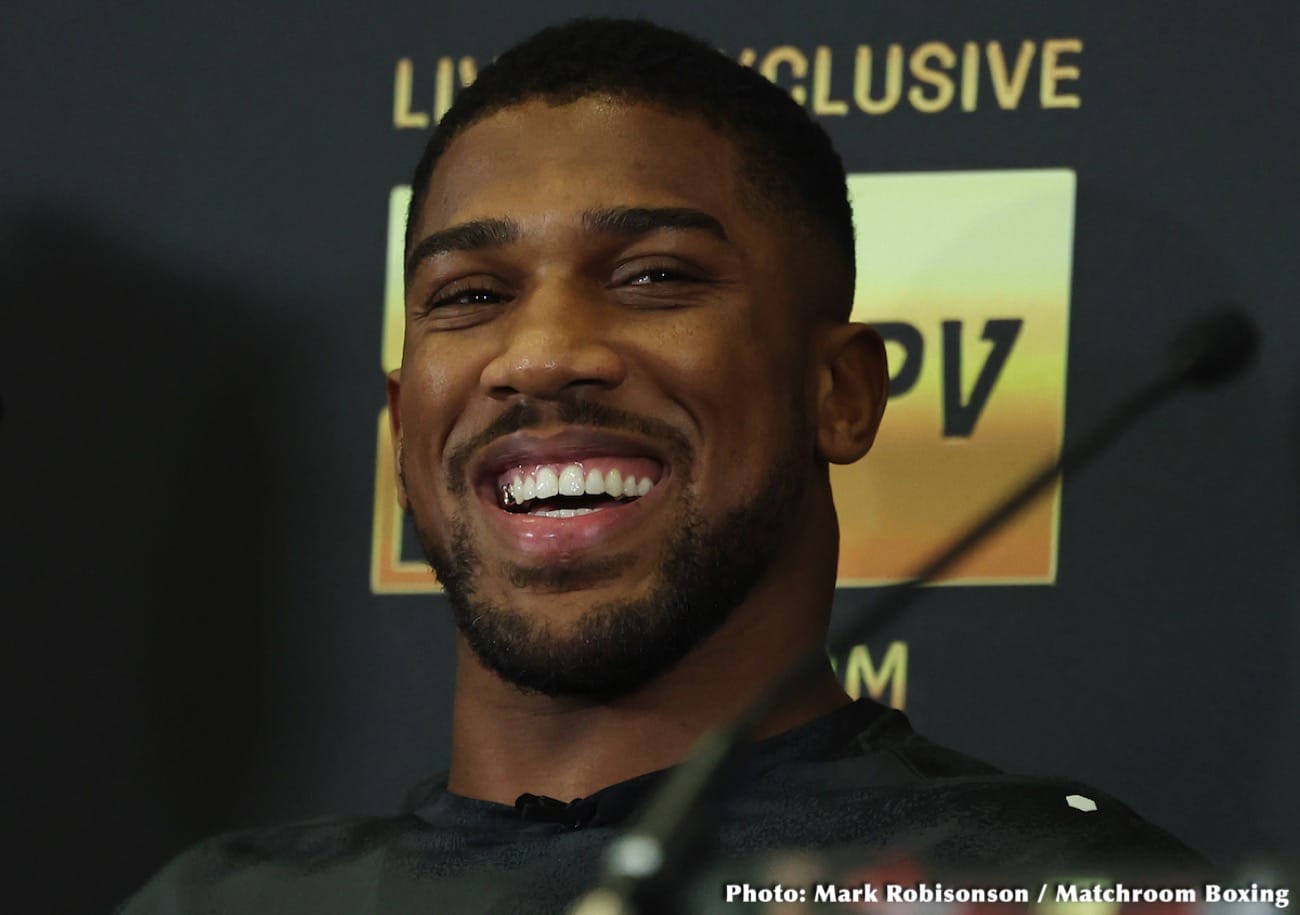 Image: Anthony Joshua says Tyson Fury ducked Oleksandr Usyk