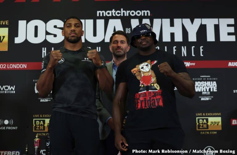 Image: Joshua - Whyte does 1 million PPV buys predicts Frank Smith