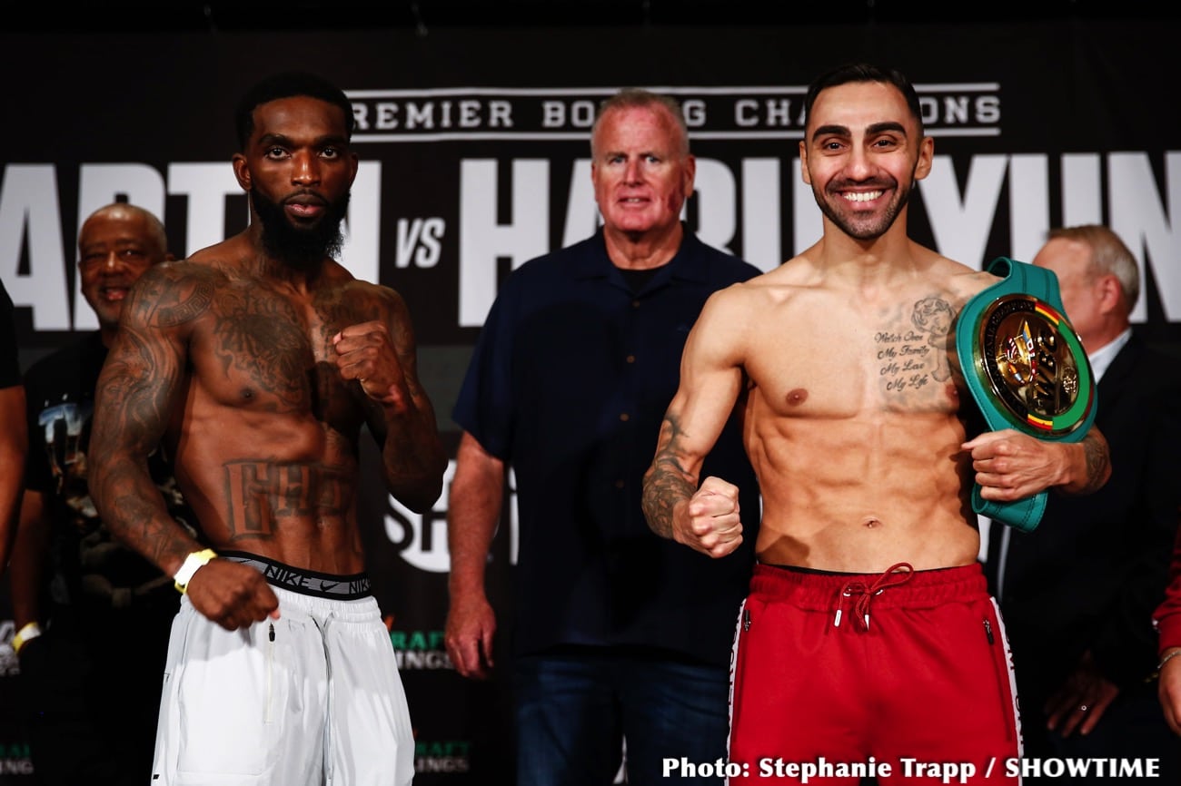 Image: Boxing Tonight: 'The Ghost' Martin on Harutyunyan - "I'm getting a stoppage"