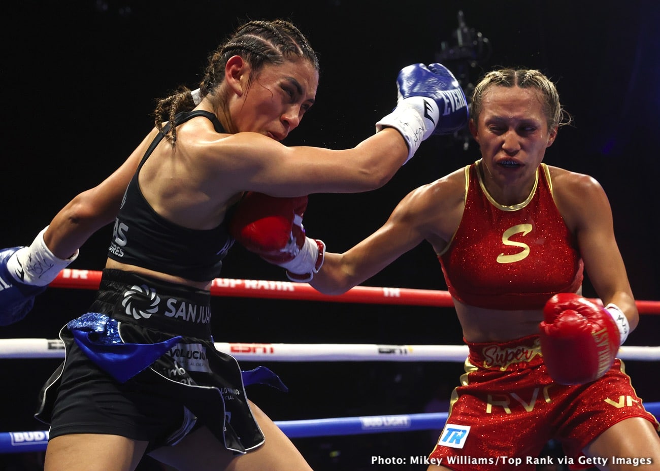Image: Boxing results: “Super Bad” Estrada Defeats Leonela Yudica!