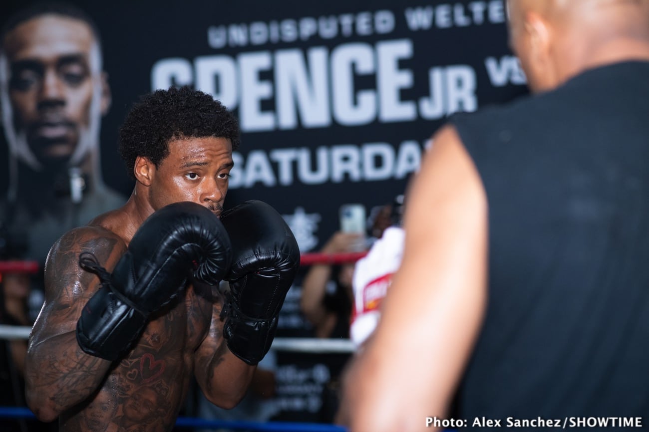Image: Errol Spence Jr. Muscles His Way In, Bye-Bye, Bud