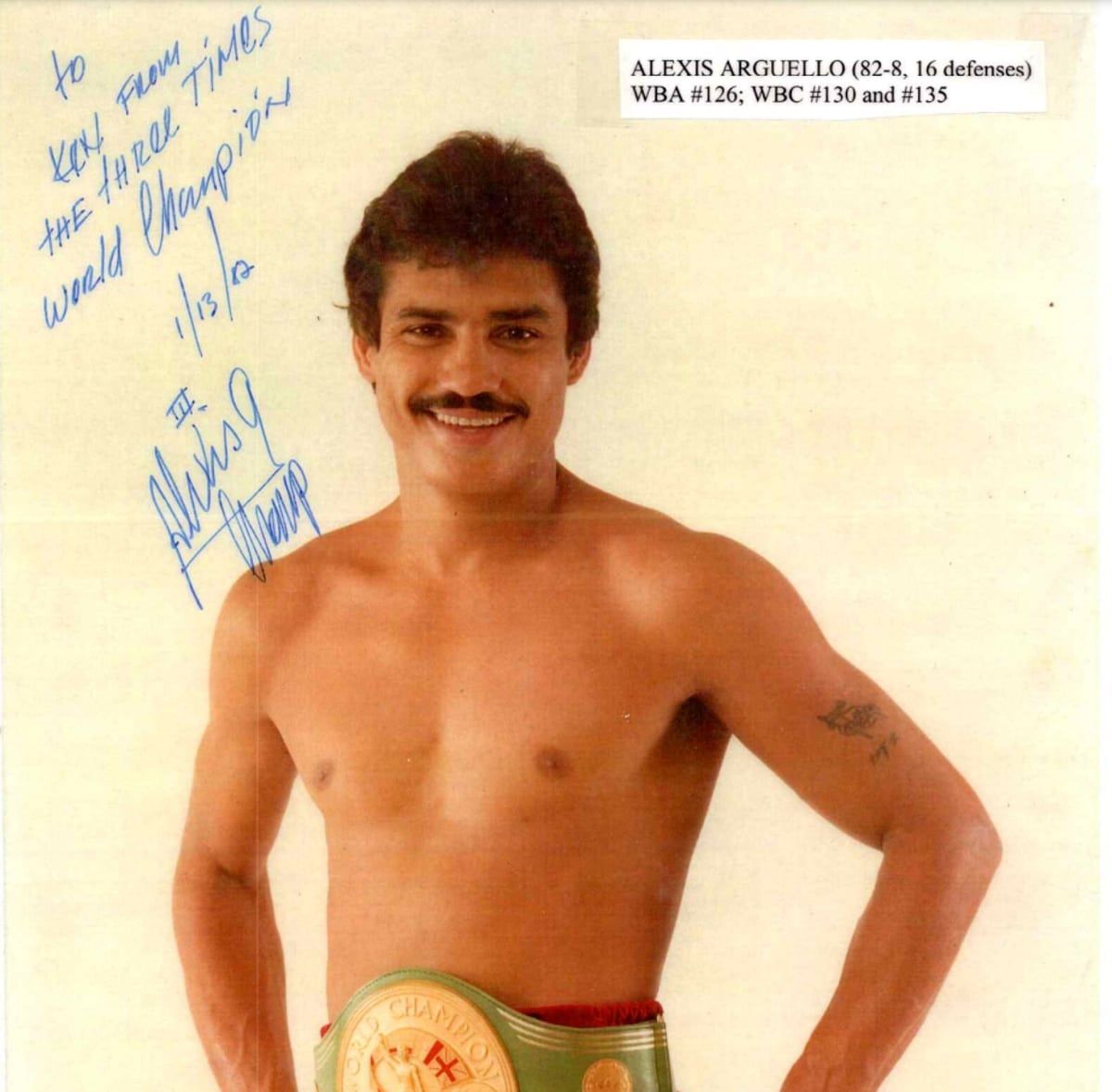 Image: Remembering 3-Division Champ Alexis Arguello!