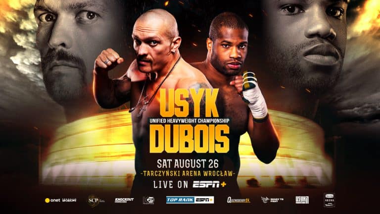 Image: Dubois on Usyk: "We've got to take his legs away & break his body up"