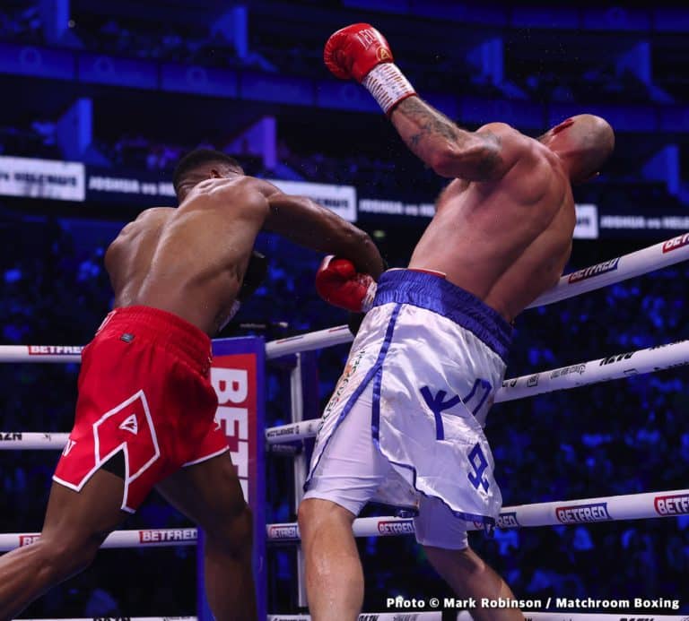 Image: Anthony Joshua Knocks Out Helenius, Showdown With Deontay Wilder Is Next