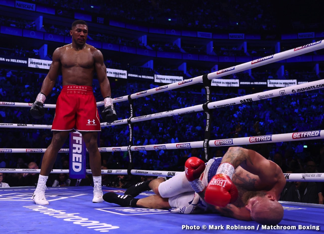 Image: Boxing results: Anthony Joshua KO’s Robert Helenius!