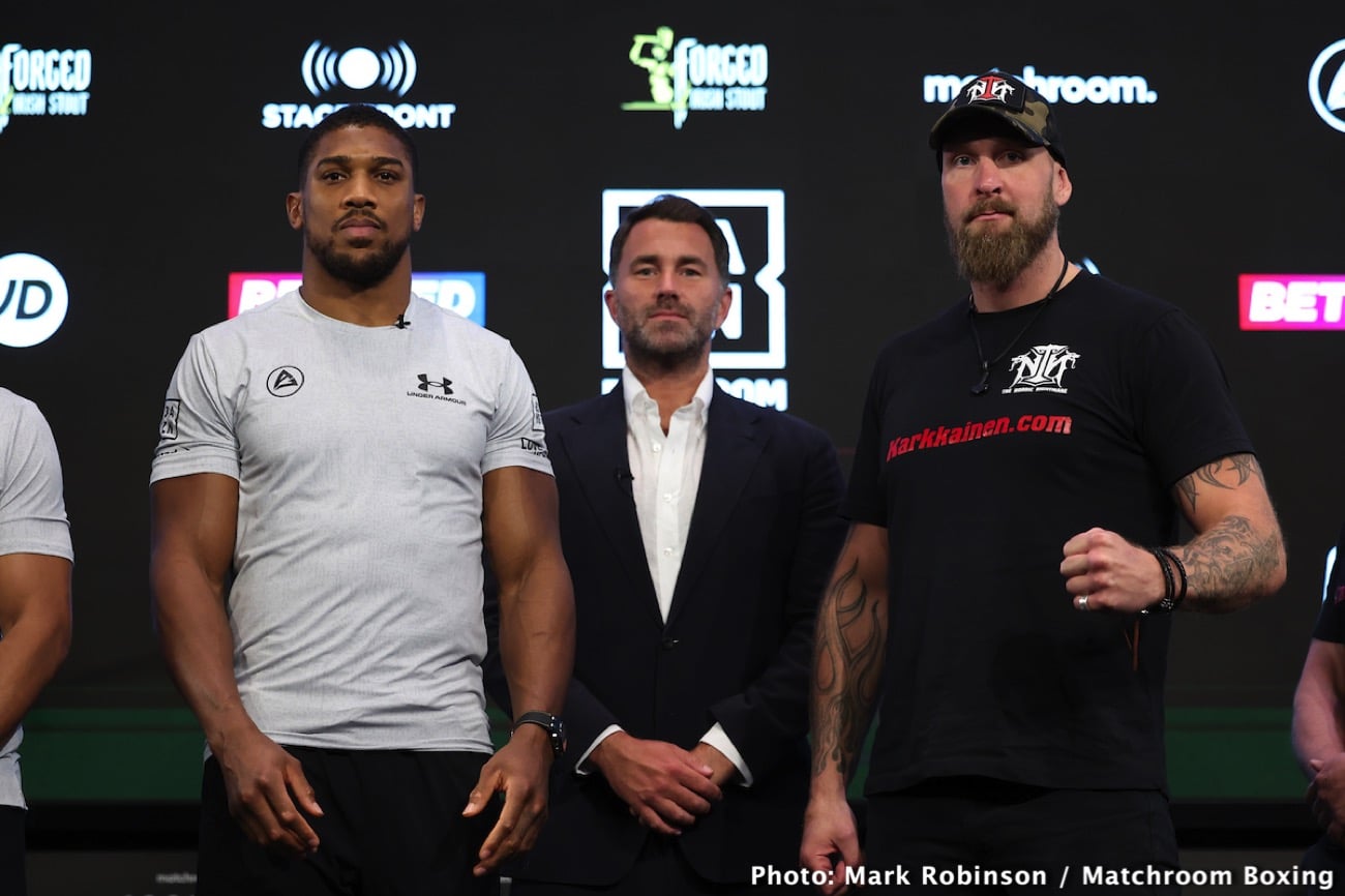 Image: Robert Helenius can earn millions by defeating Anthony Joshua