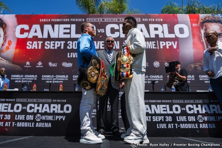 Image: Jermell Charlo's plan to defeat Canelo: "jab & lateral movement"
