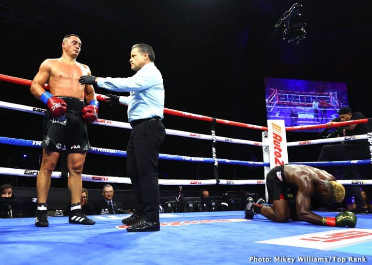 Image: Boxing Results: Ajagba Secures Win via Disqualification Against Kossobutskiy