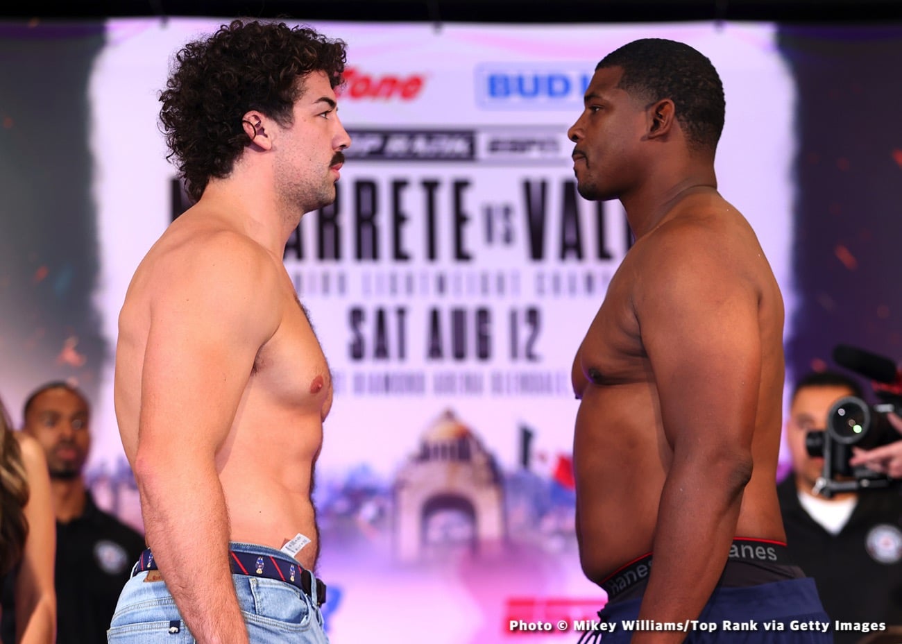 Image: Emanuel Navarrete 130 vs. Oscar Valdez 129.8 - Official ESPN Weights