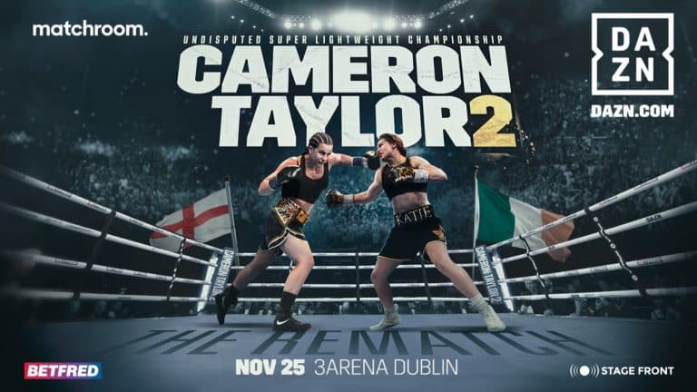 Image: Chantelle Cameron - Katie Taylor on Nov. 25th in rematch in Dubin on DAZN