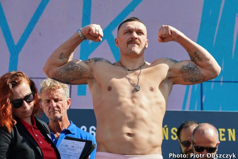 Image: Usyk says he'll give Dubois rematch in "street fight"