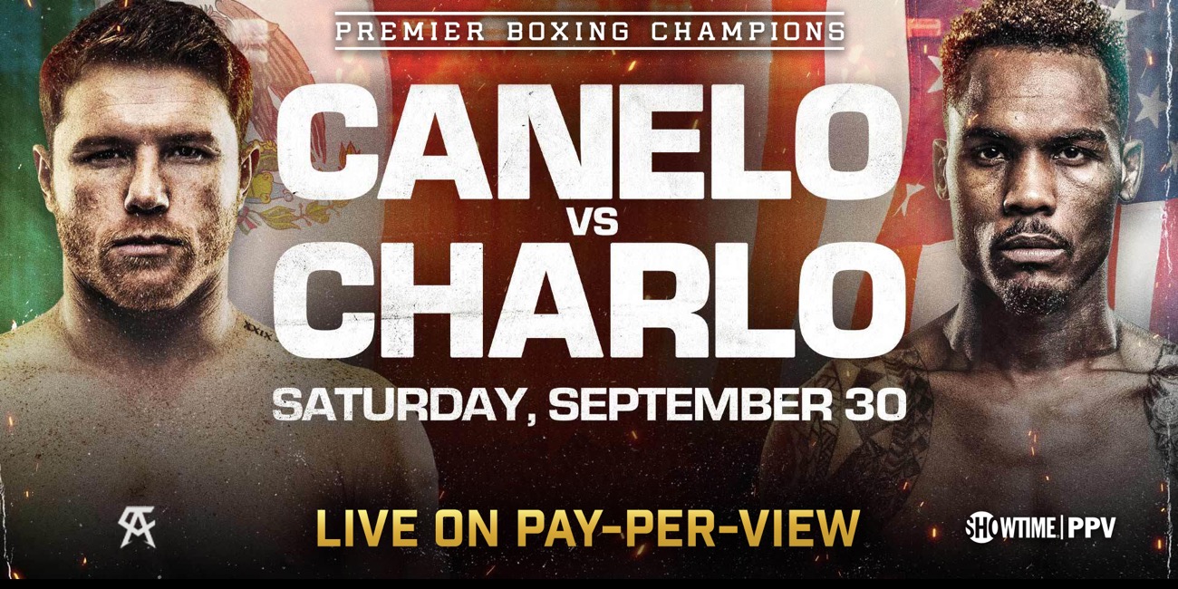 Image: Canelo Alvarez vs. Jermell Charlo live on PPV.com or FITE TV on September 30
