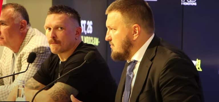 Image: Oleksandr Usyk's manager says low blows: "Dirty plan"