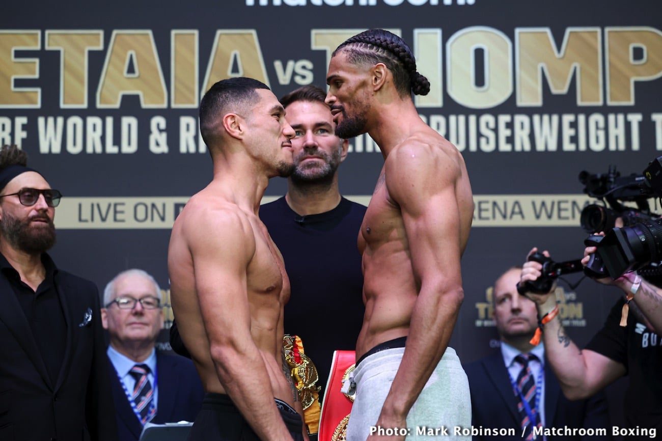 Image: Boxing Tonight: Opetaia vs Thompson: Date, Start Time & Undercard Info