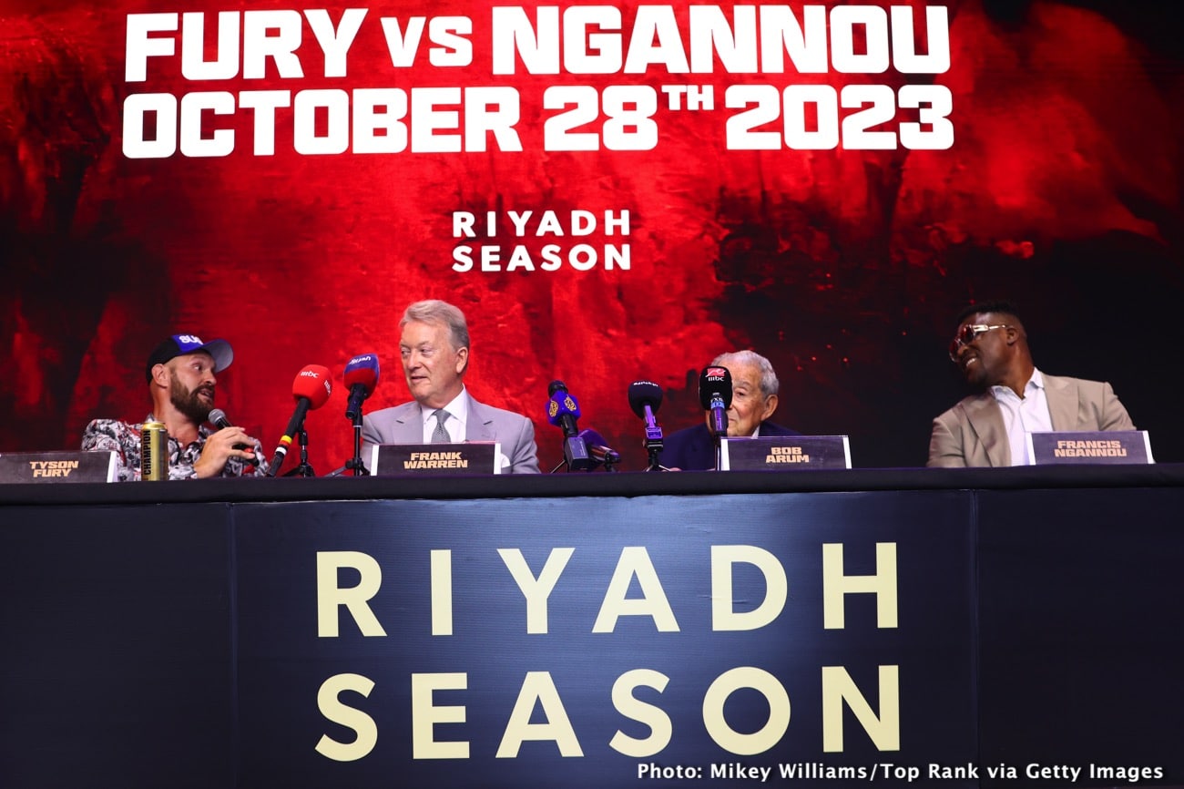 Image: Fury vs. Ngannou on ESPN+ PPV in U.S