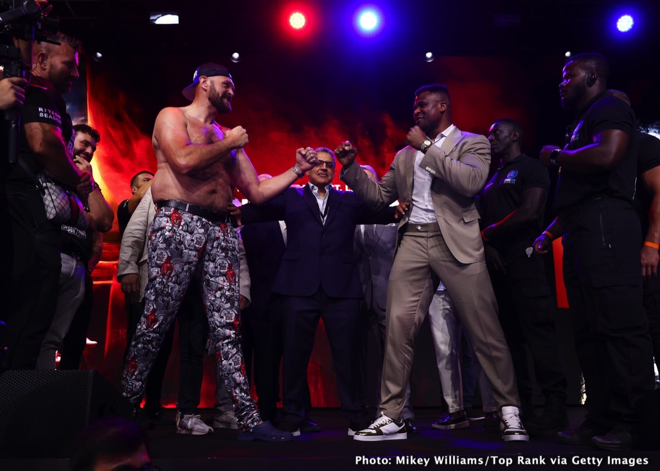 Image: Tyson Fury vs. Francis Ngannou has rematch clause