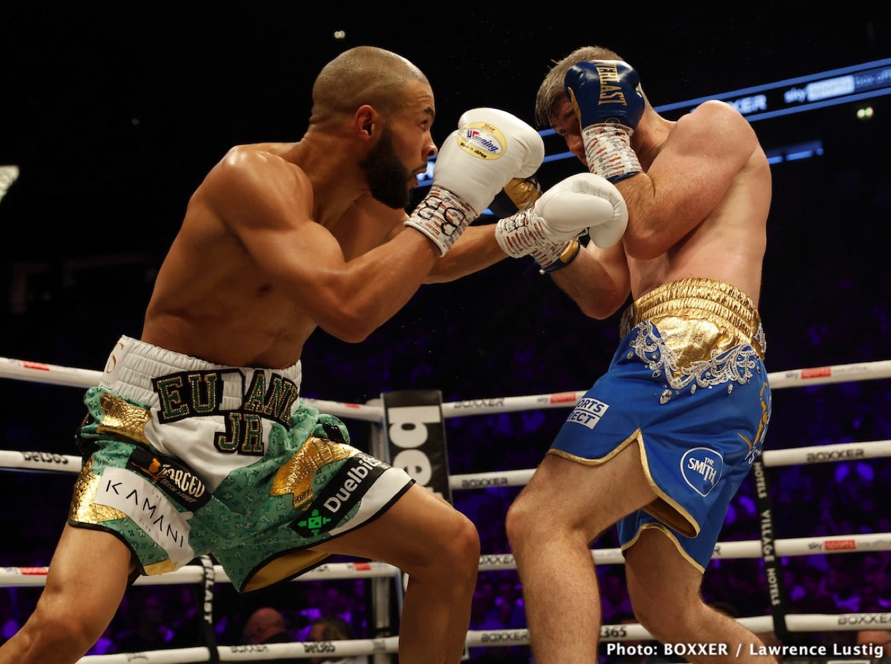 Image: BoMac McIntyre on cloud nine after Eubank Jr. TKO win over Smith