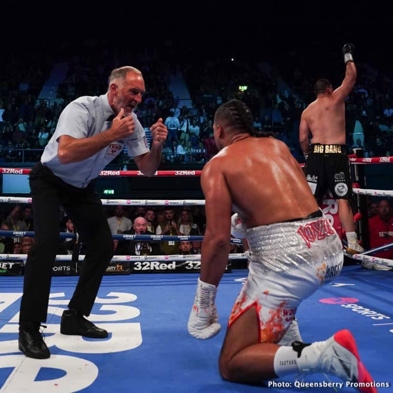 Image: Joe Joyce says this is not the end, will continue career after KO loss to Zhang