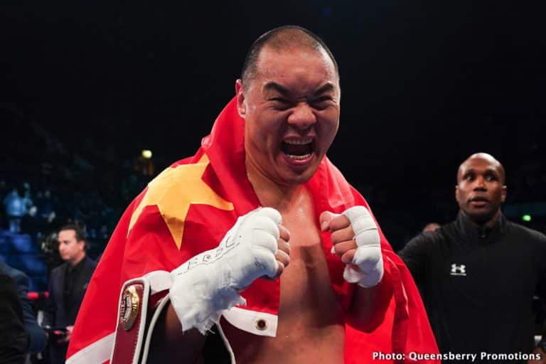 Image: John Fury says Tyson stops Zhilei Zhang in seven rounds