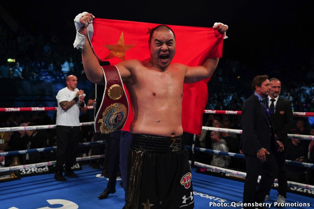 Image: Zhilei Zhang Ignites rematch fire with Anthony Joshua call out