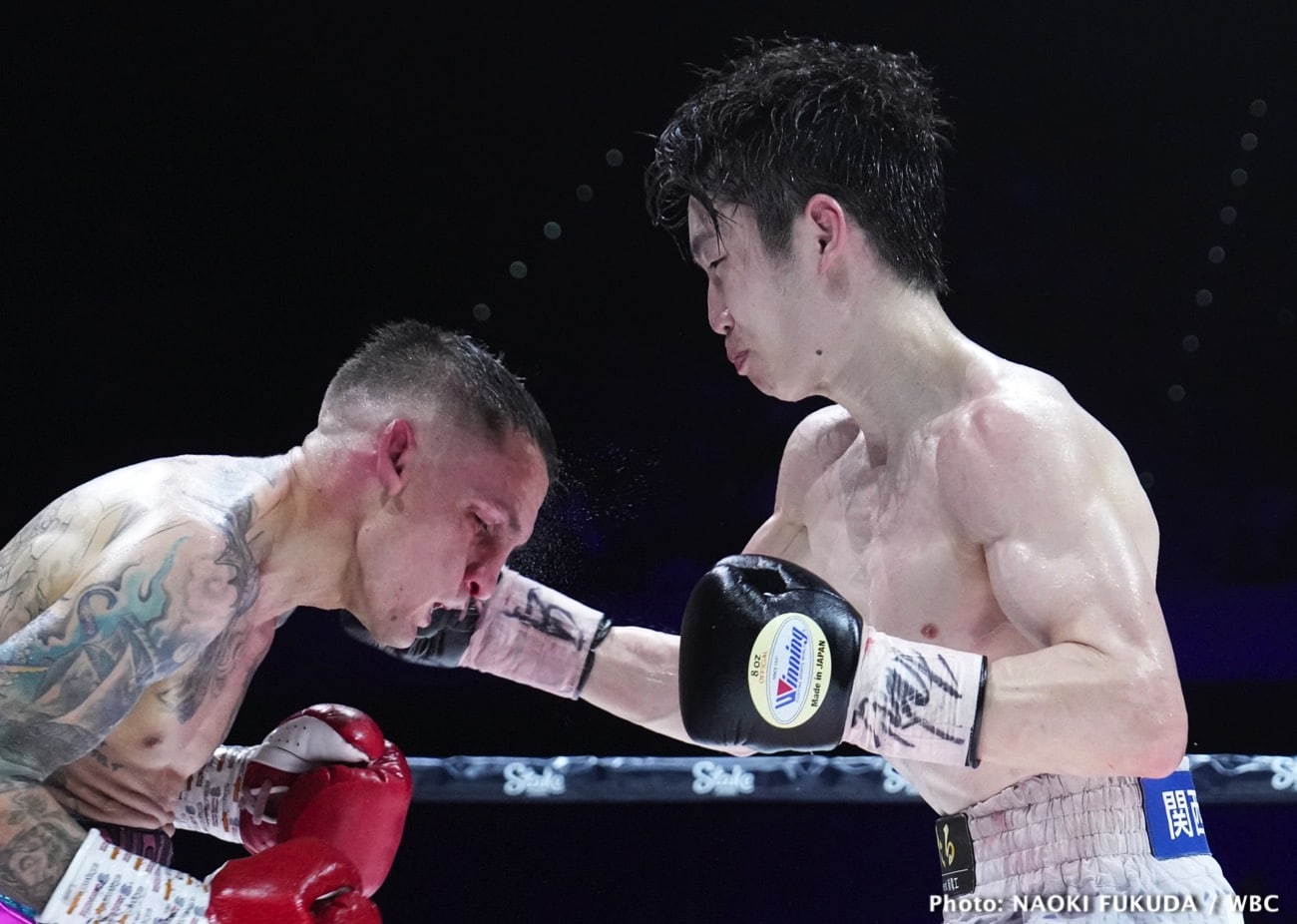 Image: WBA-WBC Light Fly Champ Kenshiro Teraji Stops Hekkie Budler!